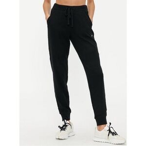 Alo Muse Sweatpants Black High-Rise Waist Waisted Ribbed Slim Sweats Joggers S